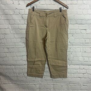 Kim Rogers Women's Beige Ankle Pants